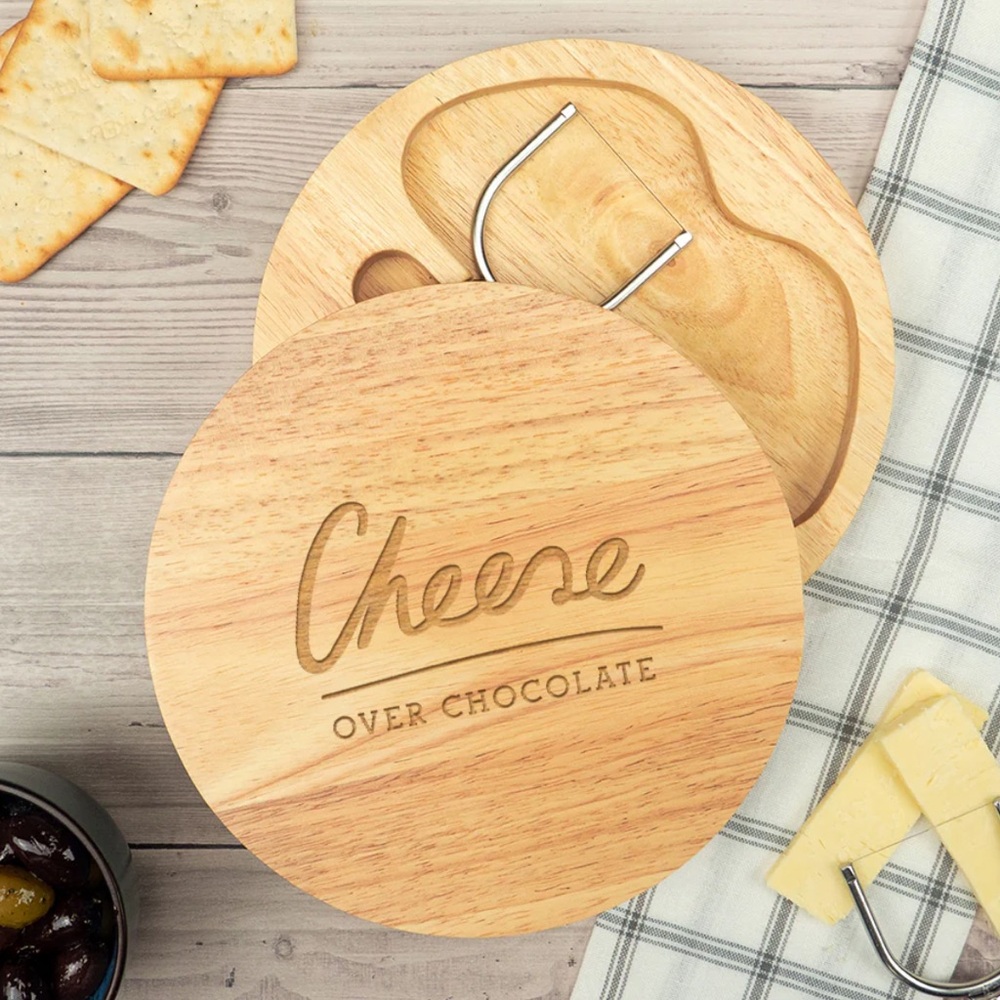 Cheese Over Chocolate Cutting Board! NWT